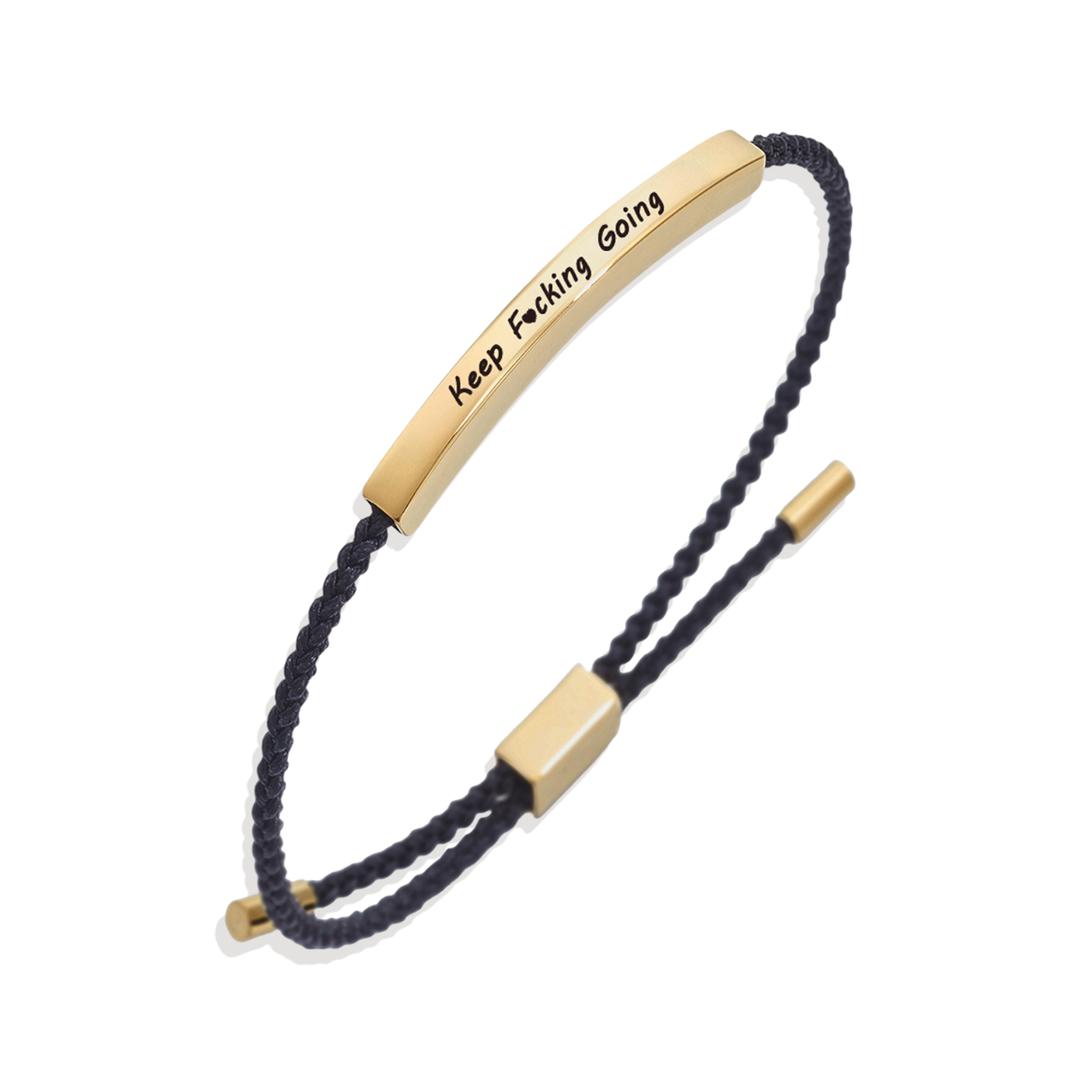 Keep Fcking Going Inspire Bracelet