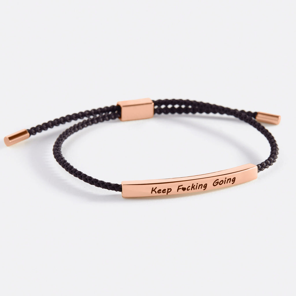 Bracciale Ispirazionale Keep Fcking Going