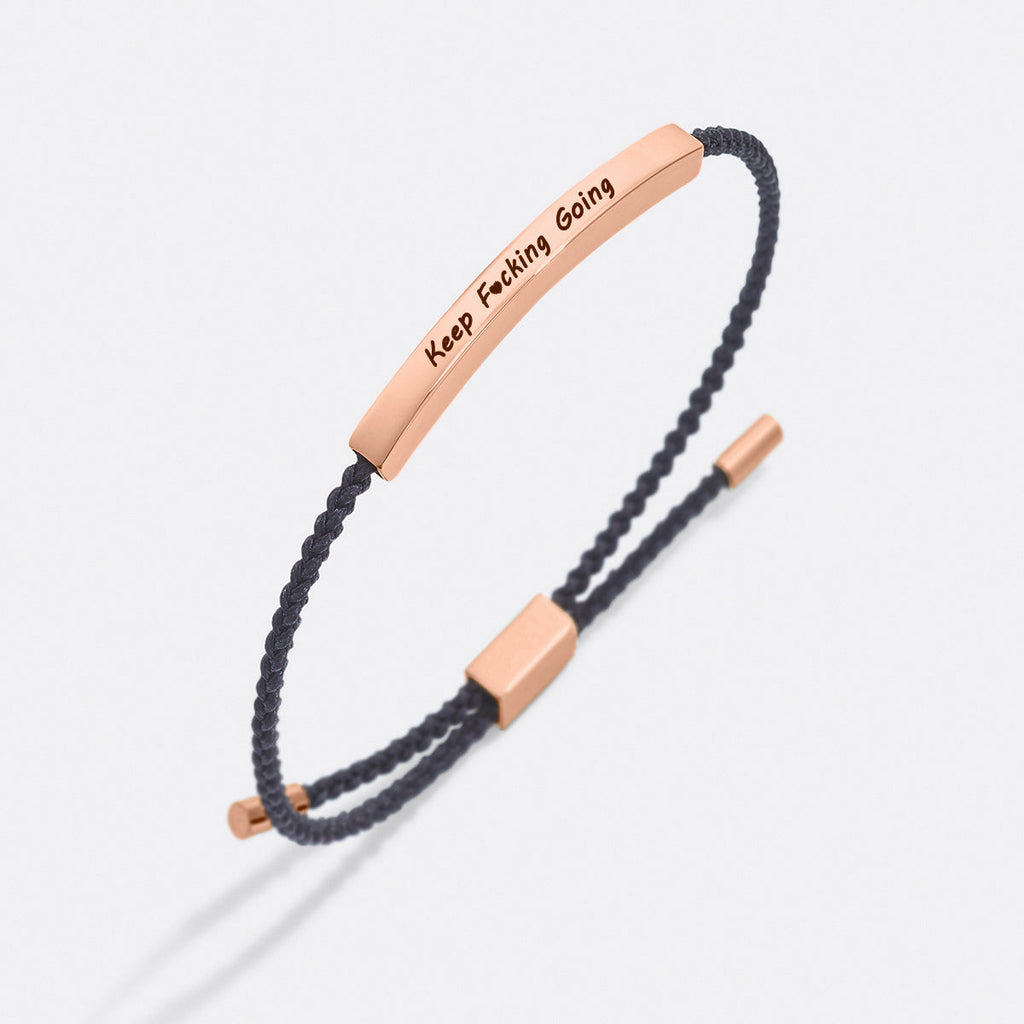 Bracciale Ispirazionale Keep Fcking Going