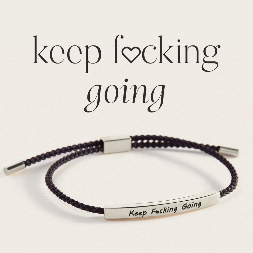 Bracciale Ispirazionale Keep Fcking Going