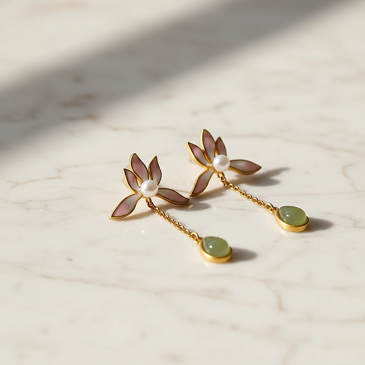 Opaline Pearl Earrings