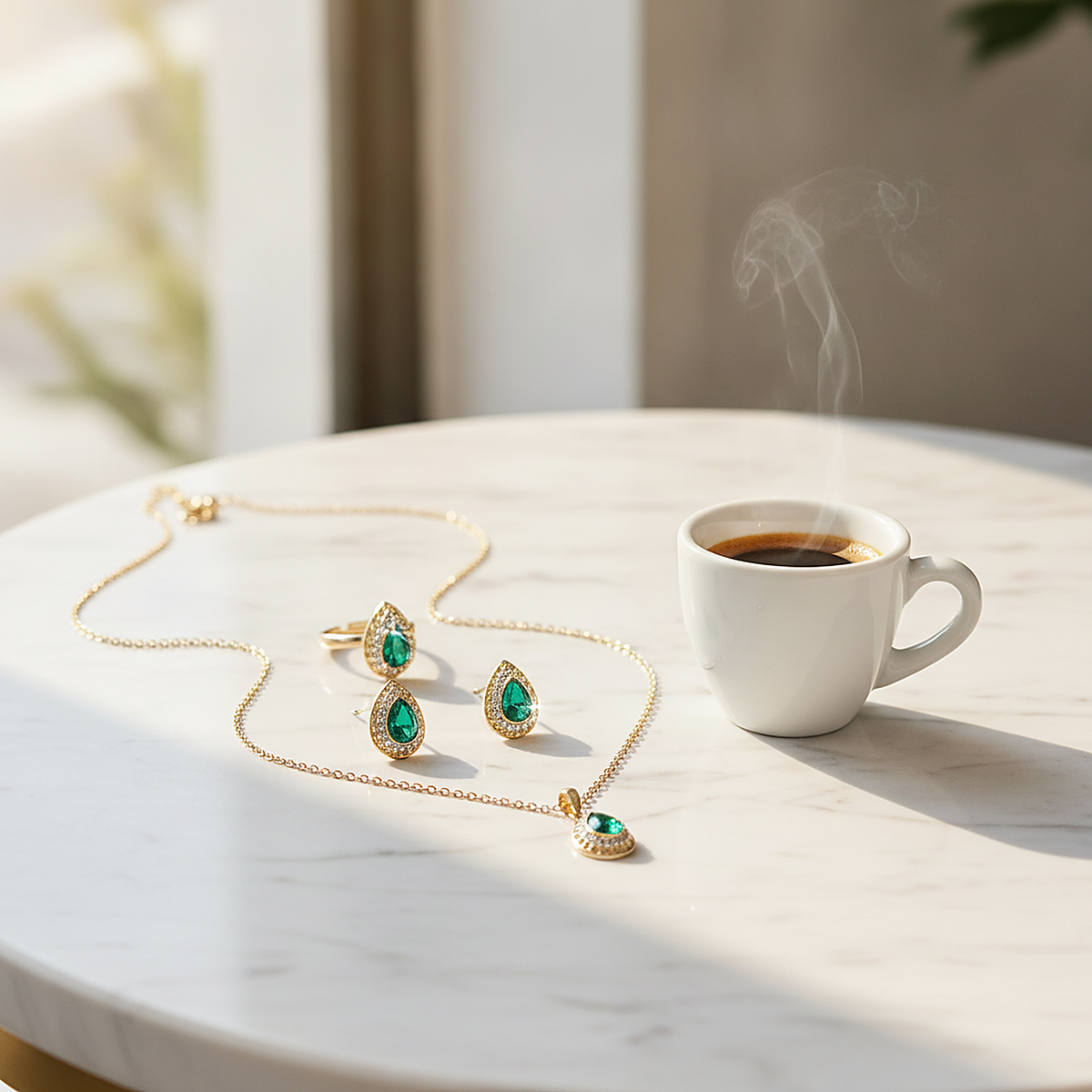 Ensemble de bijoux Lune