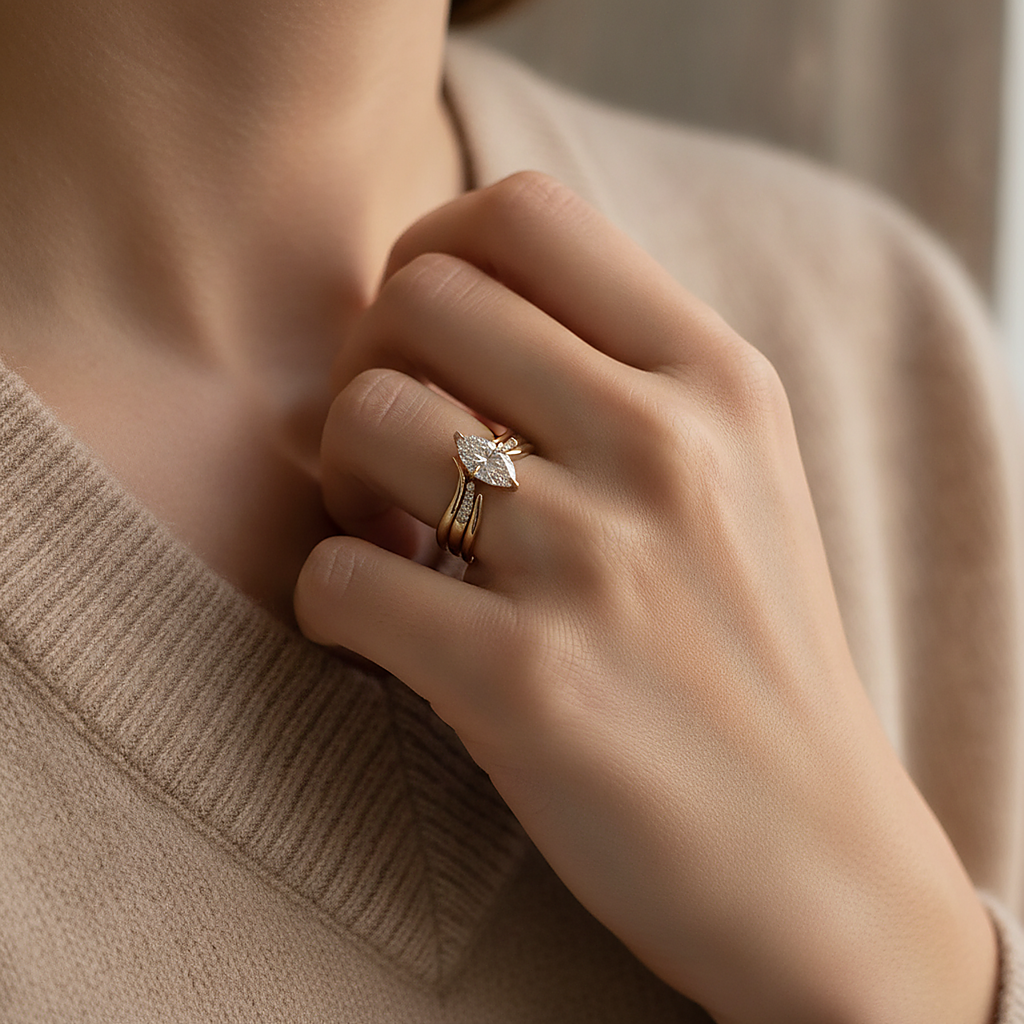 Anello Giselle dorato