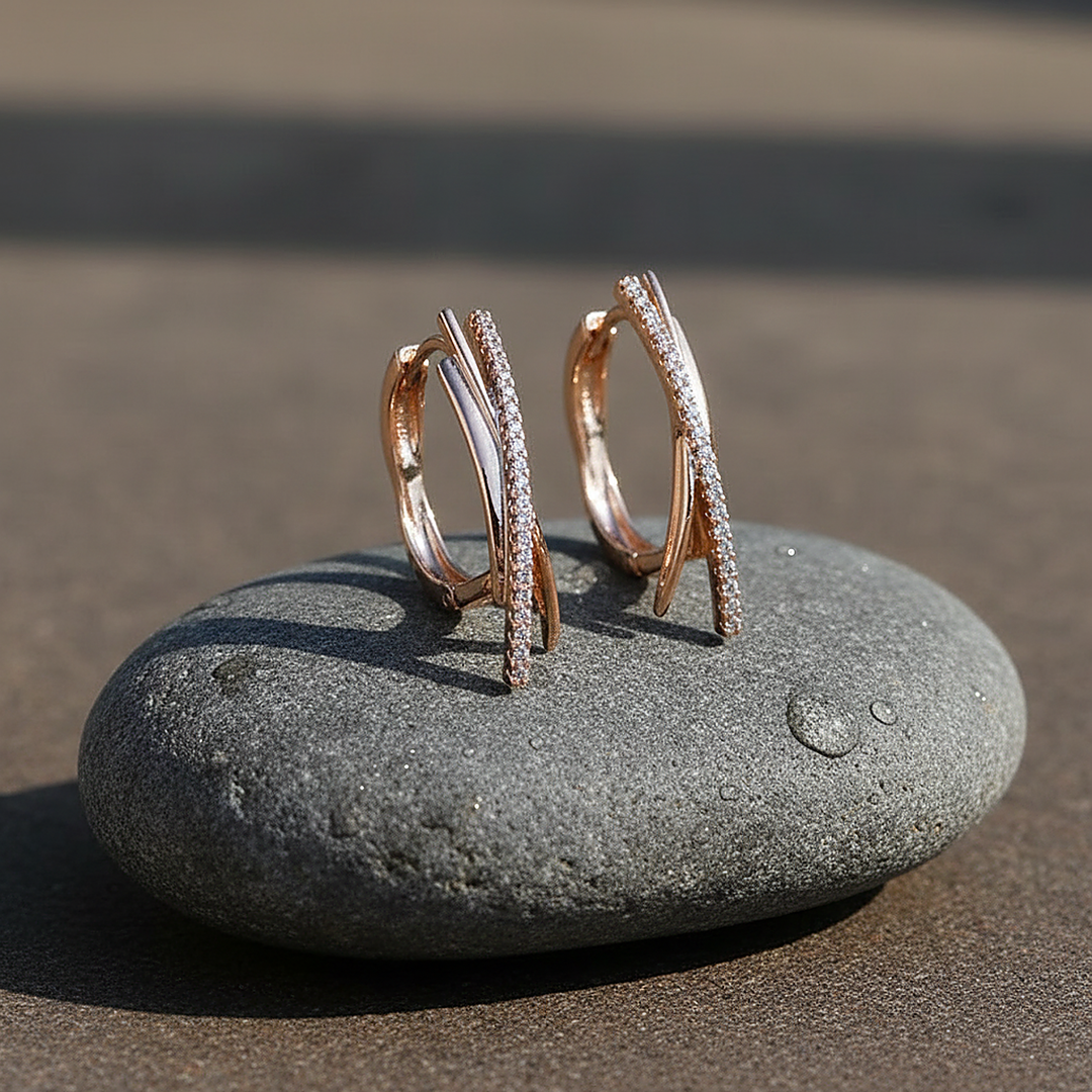 Marguerite Zirconia Earrings