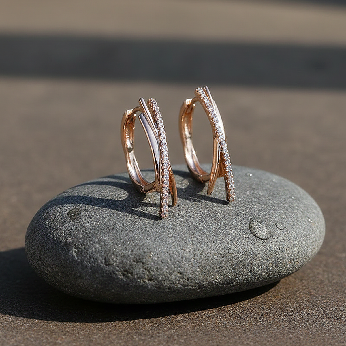 Marguerite Zirconia Earrings