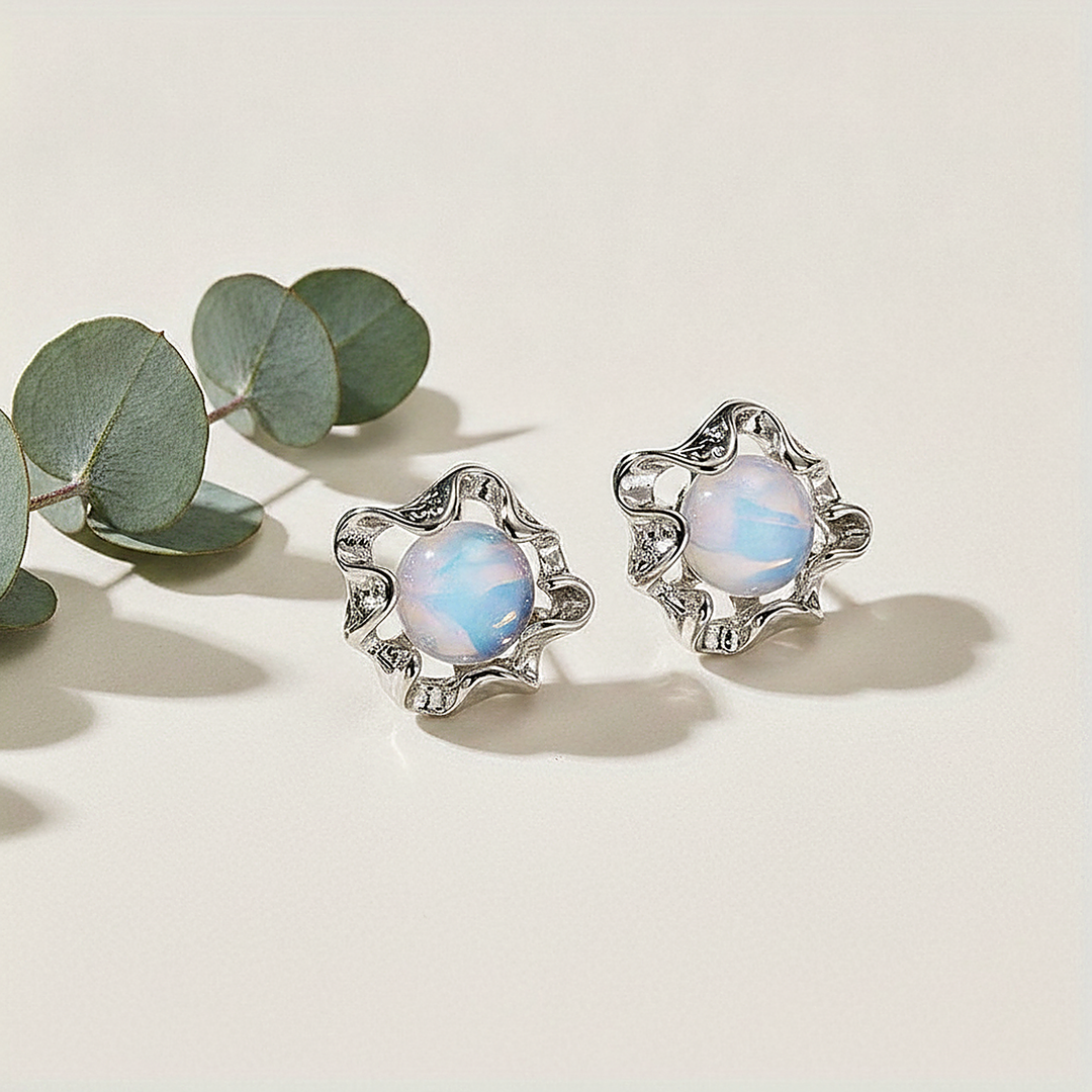 Elodie Moonstone Earrings
