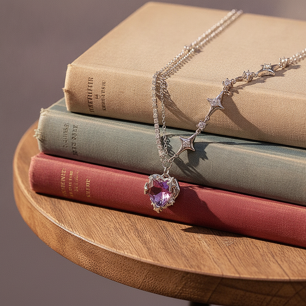 Cerise Crystal Necklace
