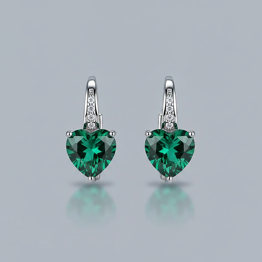 Náušnice Kaia Emerald