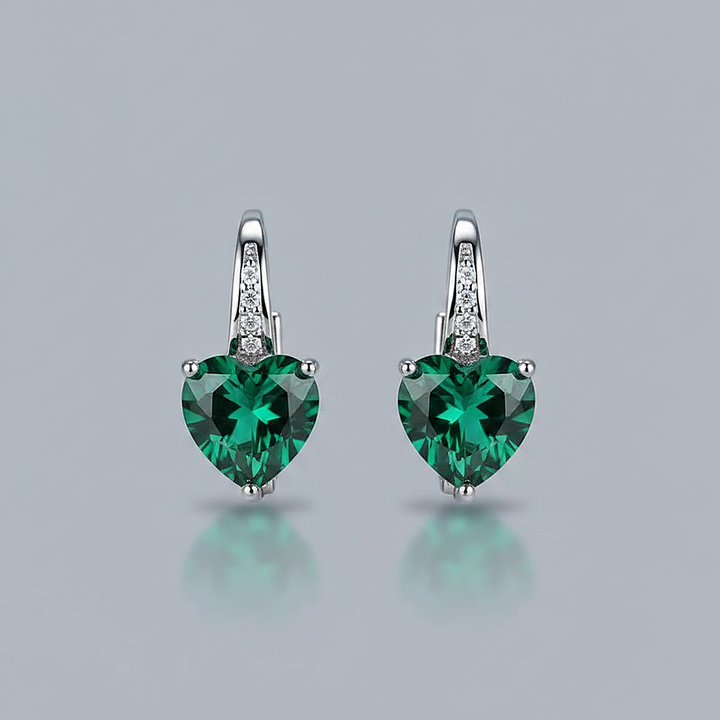Náušnice Kaia Emerald
