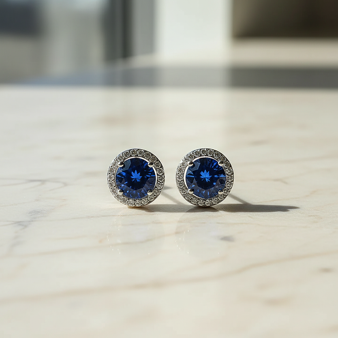 Dvora Sapphire Earrings