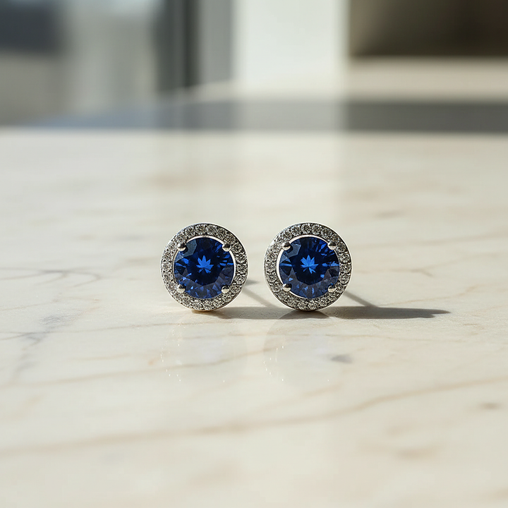 Dvora Sapphire Earrings