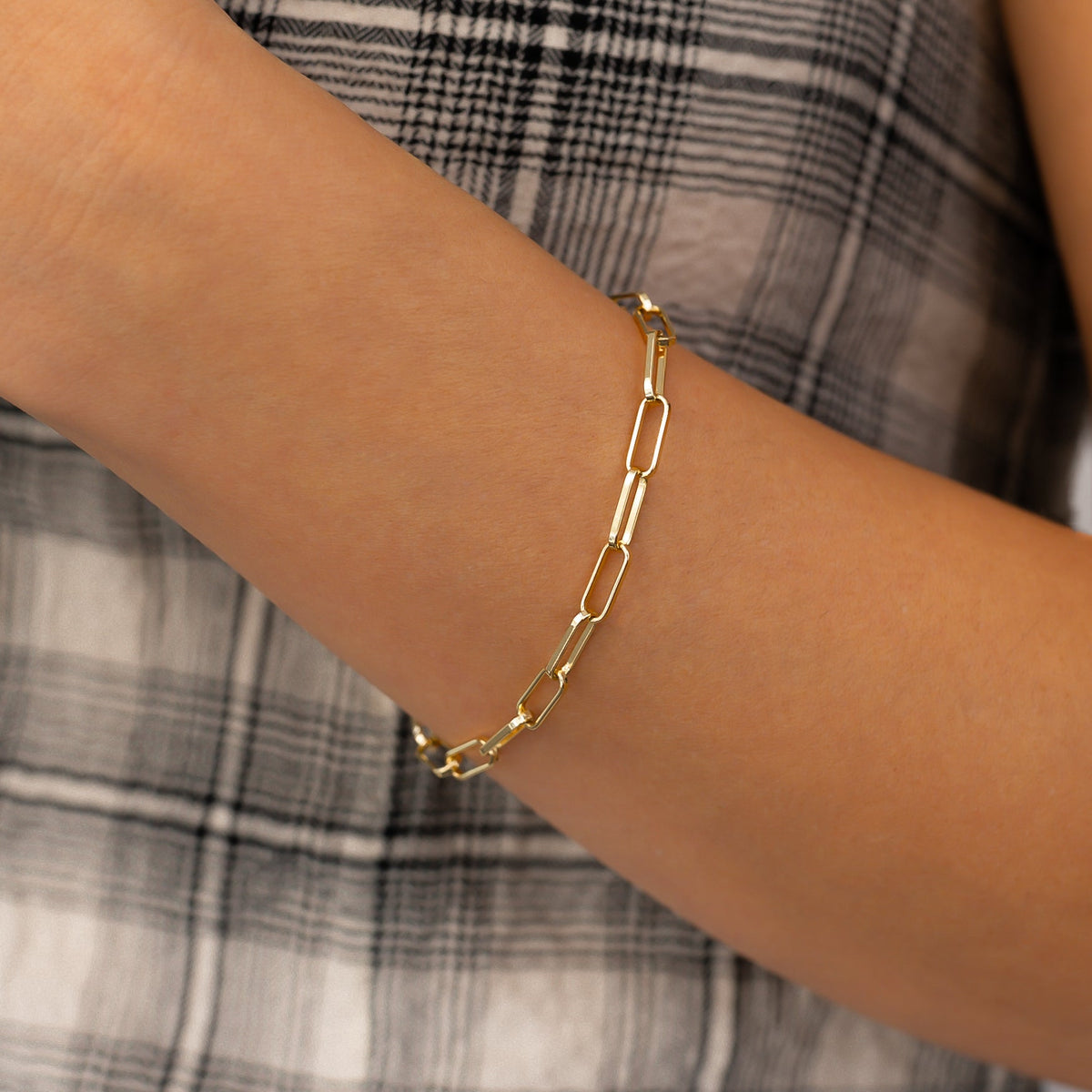 Bracelet chaîne trombone Open Link