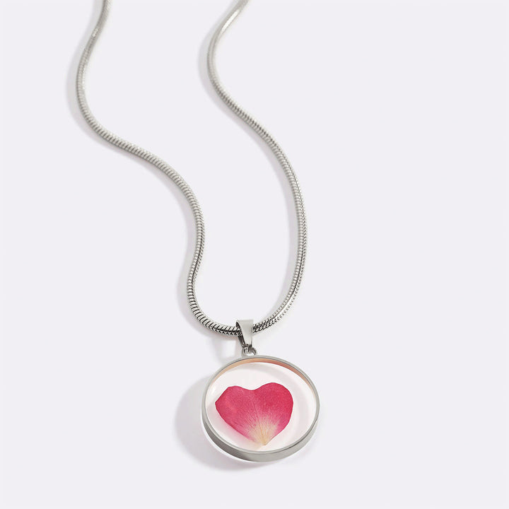 Pressed Birth Flower Necklace