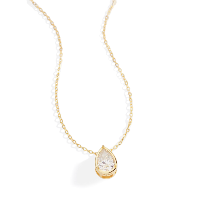 Diamond Teardrop Necklace