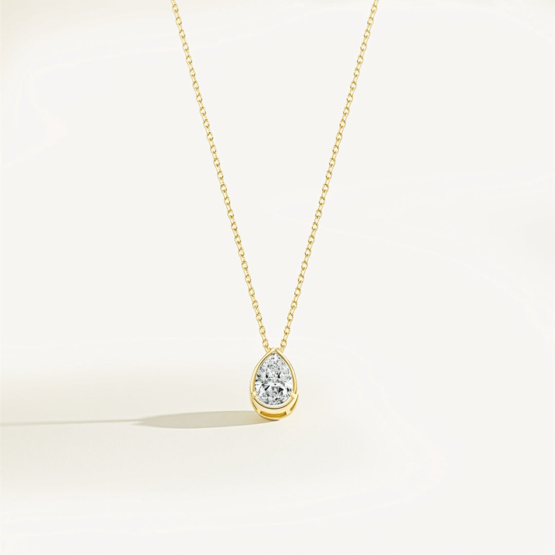 Diamond Teardrop Necklace