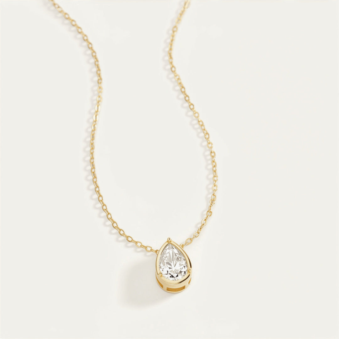 Diamond Teardrop Necklace