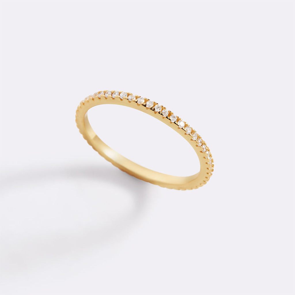 Prsten s diamantem Eternity