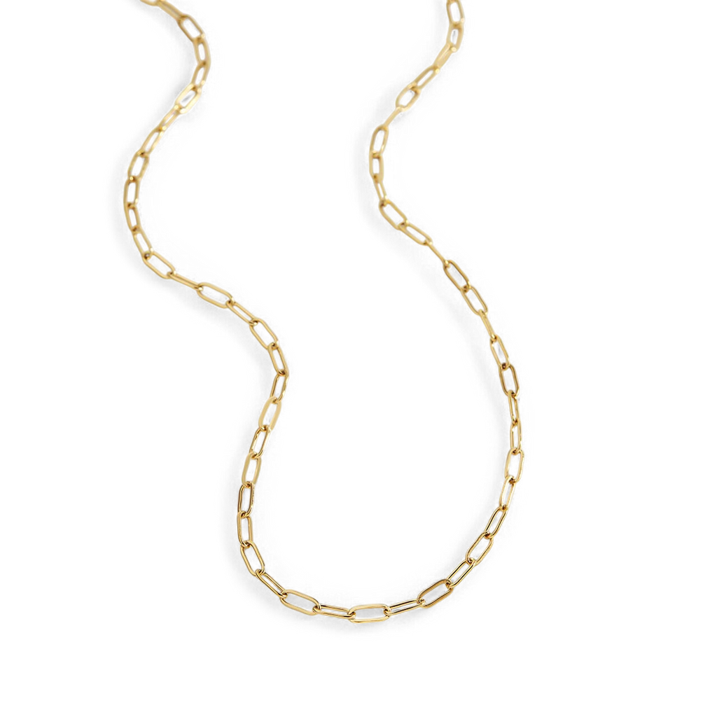 Thin Paperclip Necklace