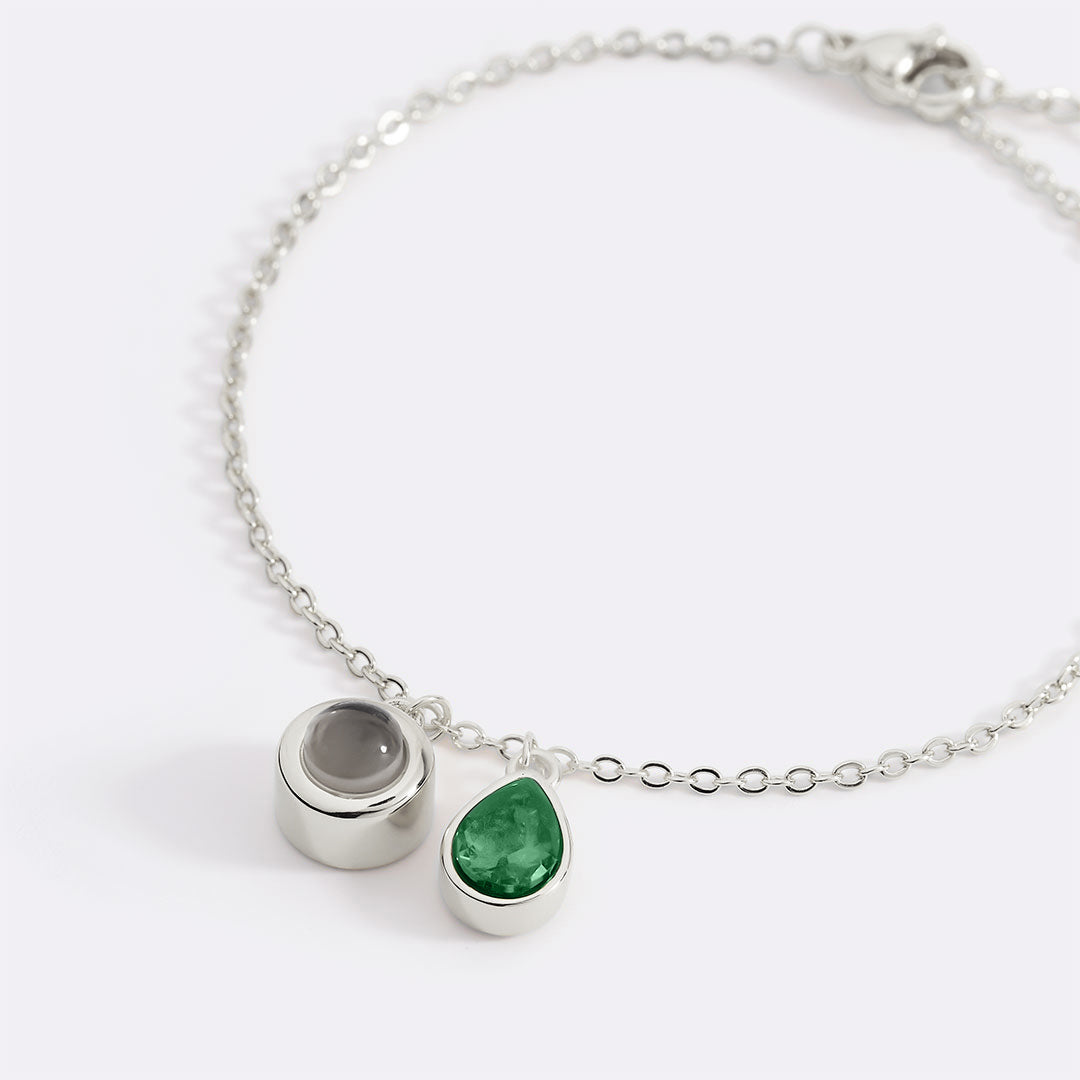 Födelsestenfotoarmband