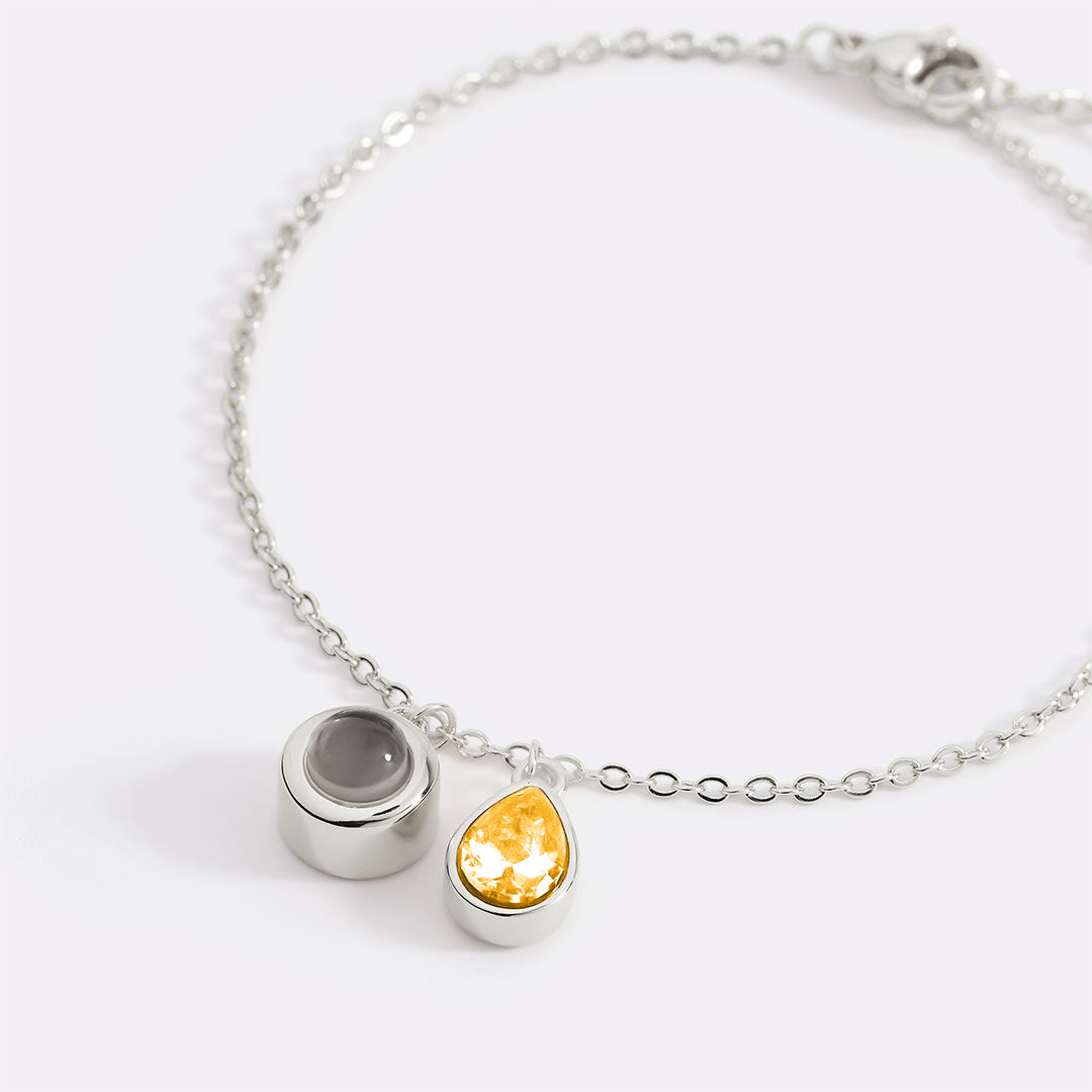 Födelsestenfotoarmband