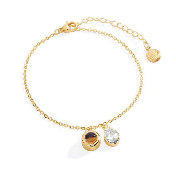Birthstone Photo Bracelet