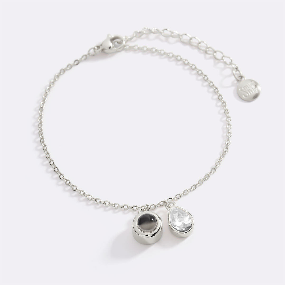 Birthstone Photo Bracelet