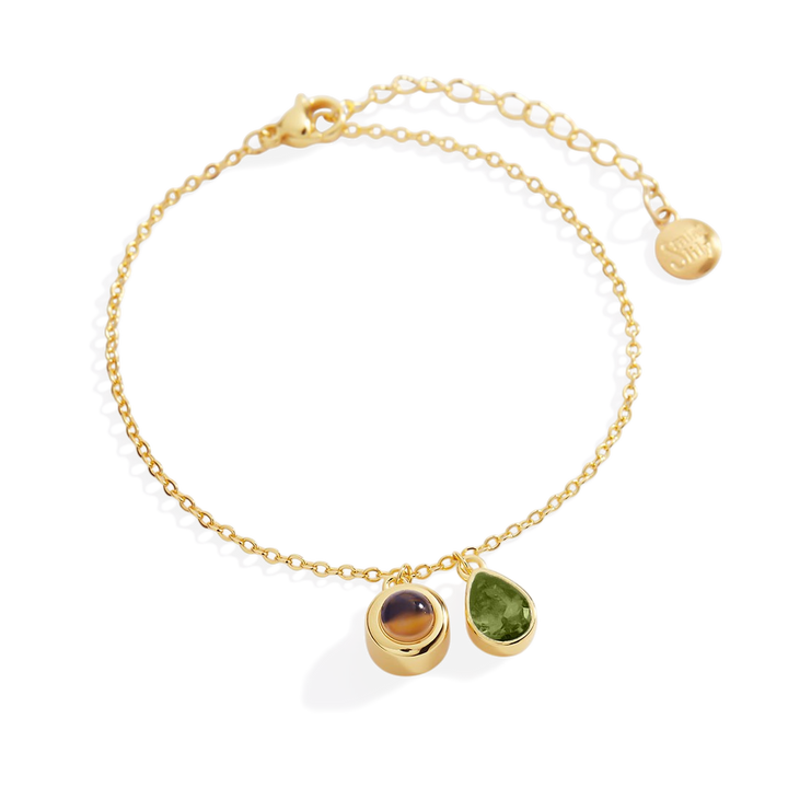 Birthstone Photo Bracelet