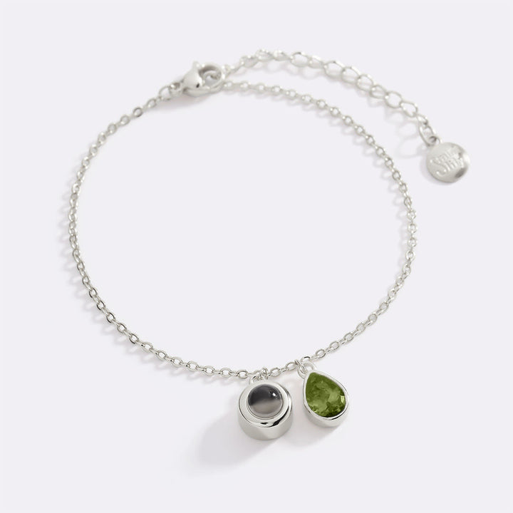Birthstone Photo Bracelet
