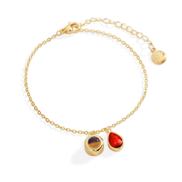 Birthstone Photo Bracelet