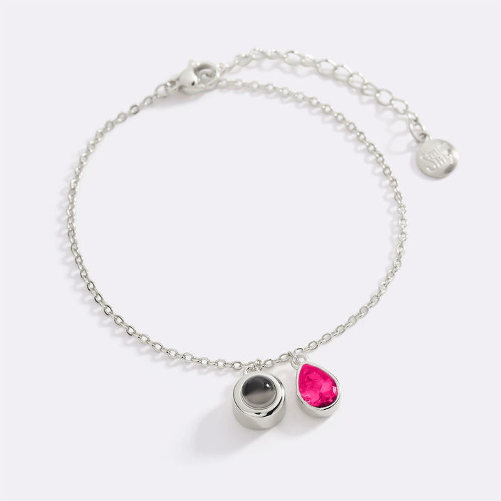 Birthstone Photo Bracelet