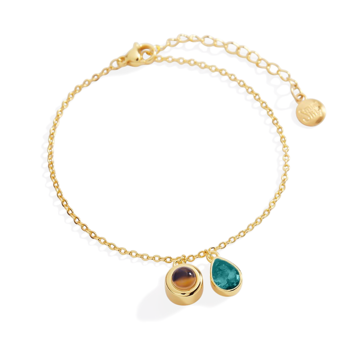Birthstone Photo Bracelet