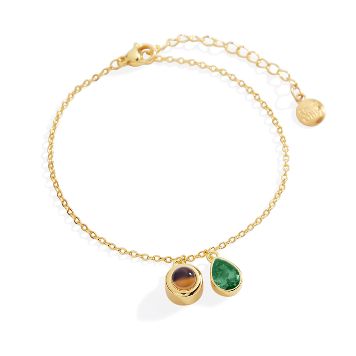 Birthstone Photo Bracelet