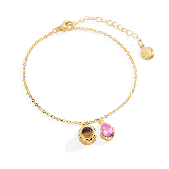Birthstone Photo Bracelet