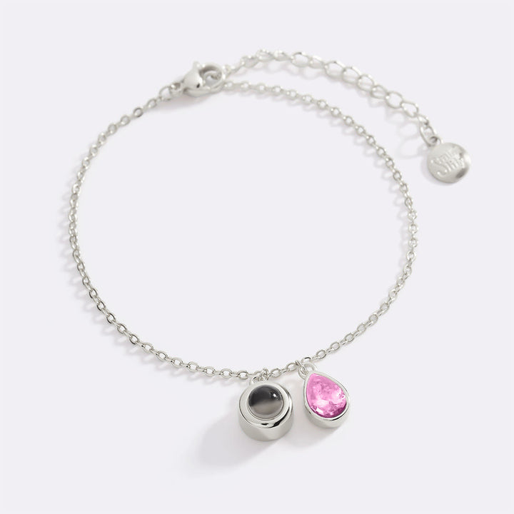Birthstone Photo Bracelet
