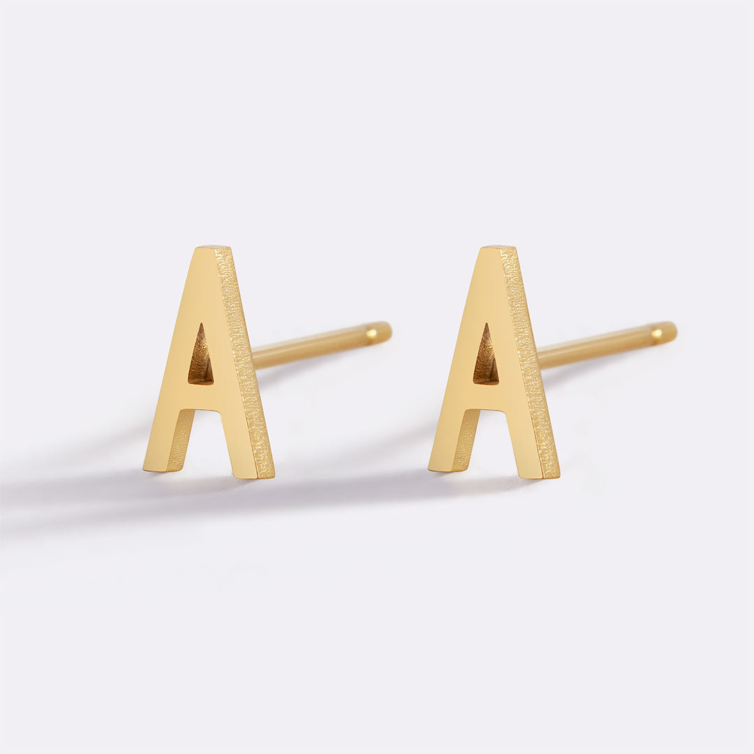 The Skinny Initial Earrings