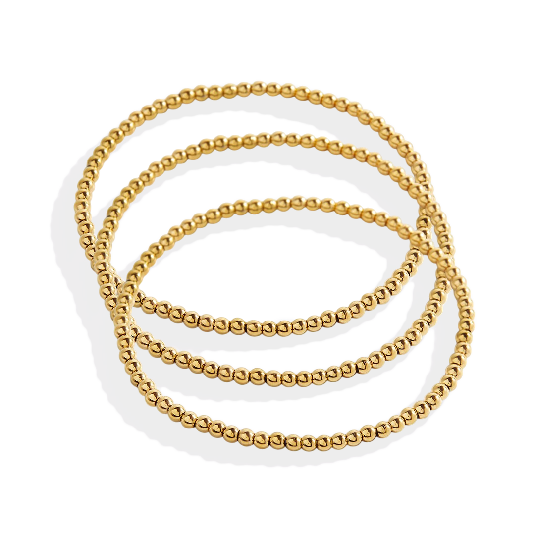3mm kralenarmband stapelset