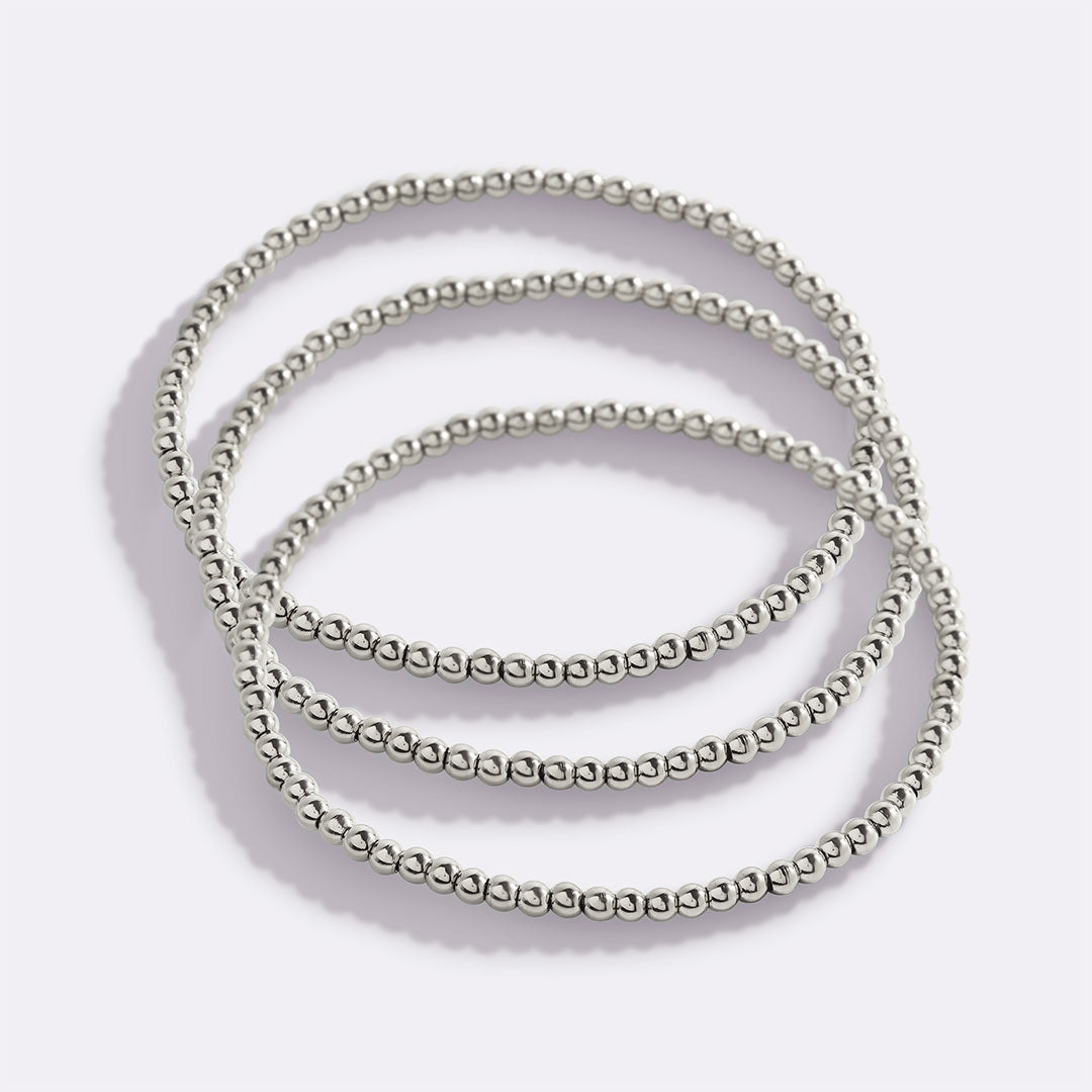 3mm kralenarmband stapelset