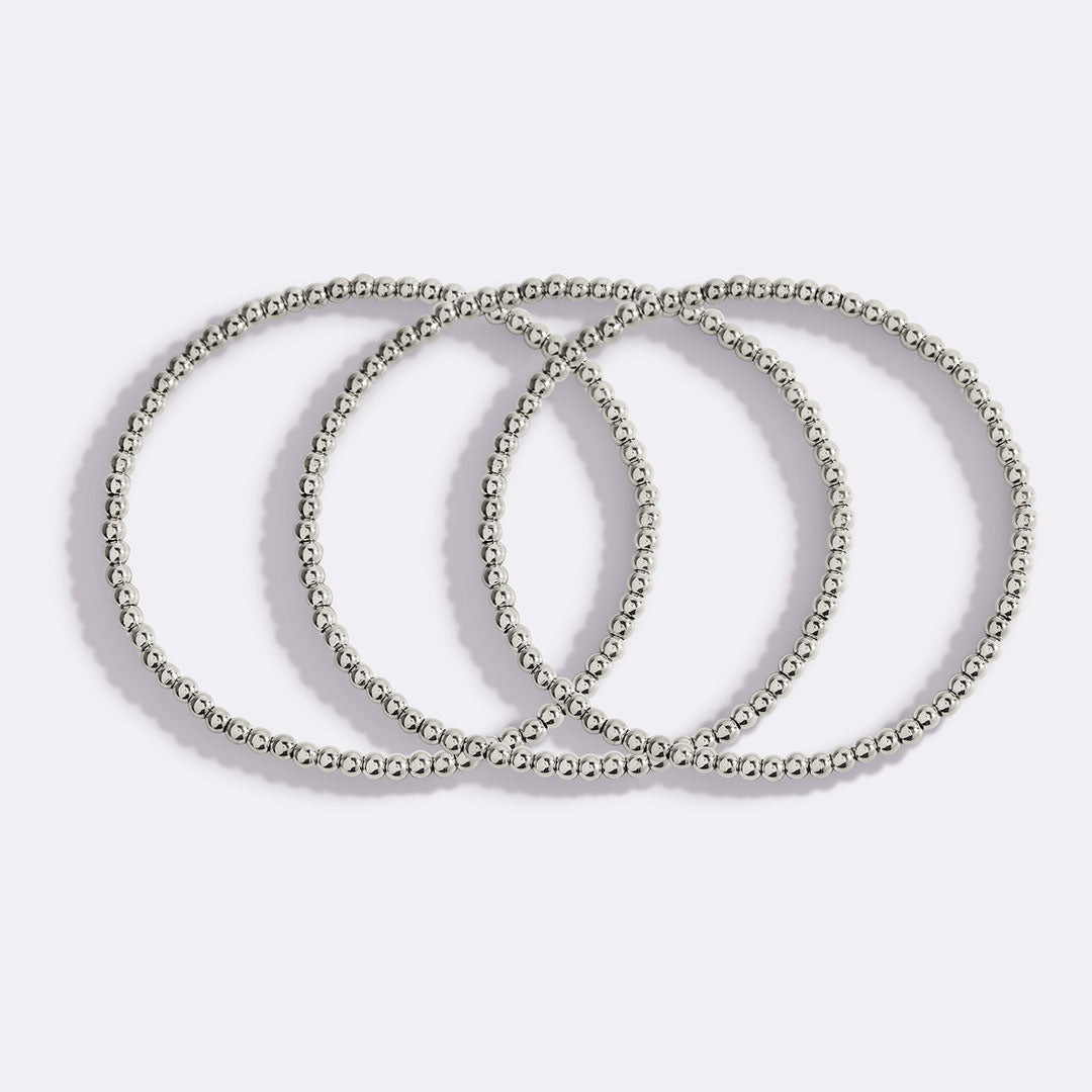 3mm kralenarmband stapelset