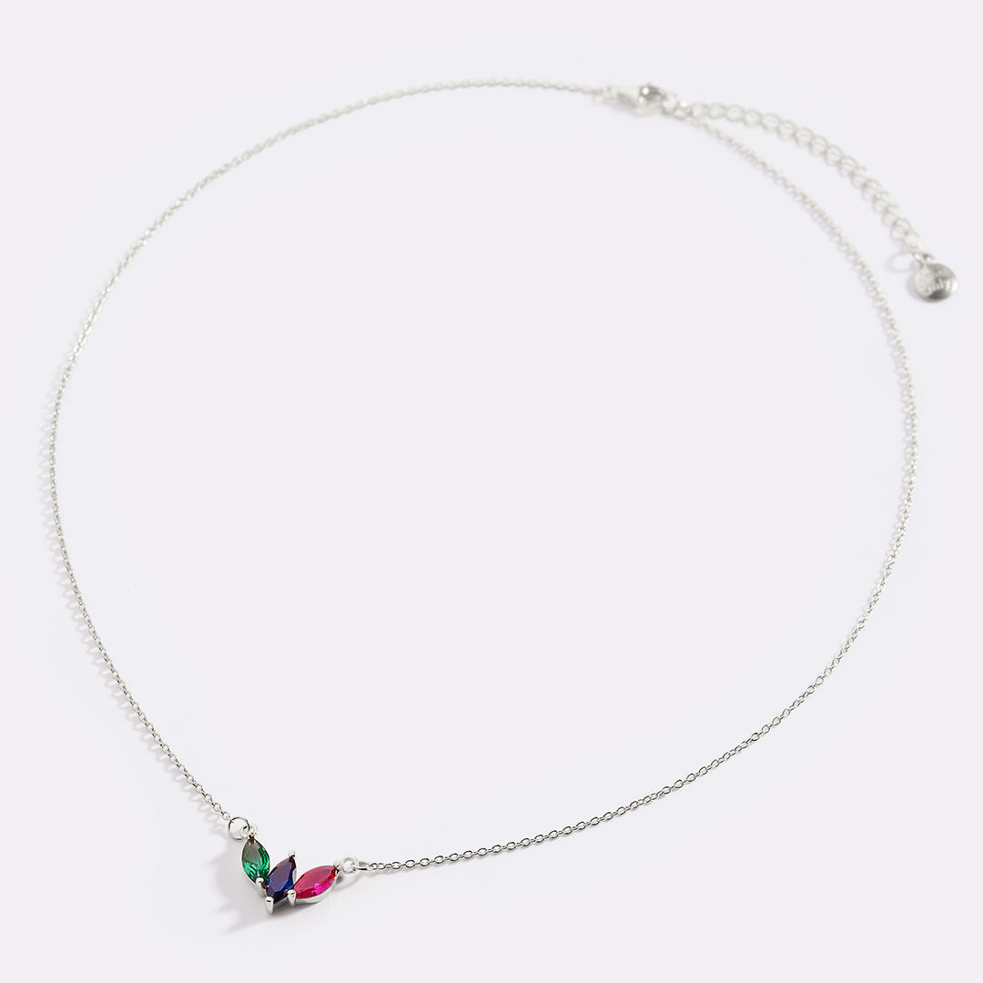 Elegant Family Birthstone Necklace