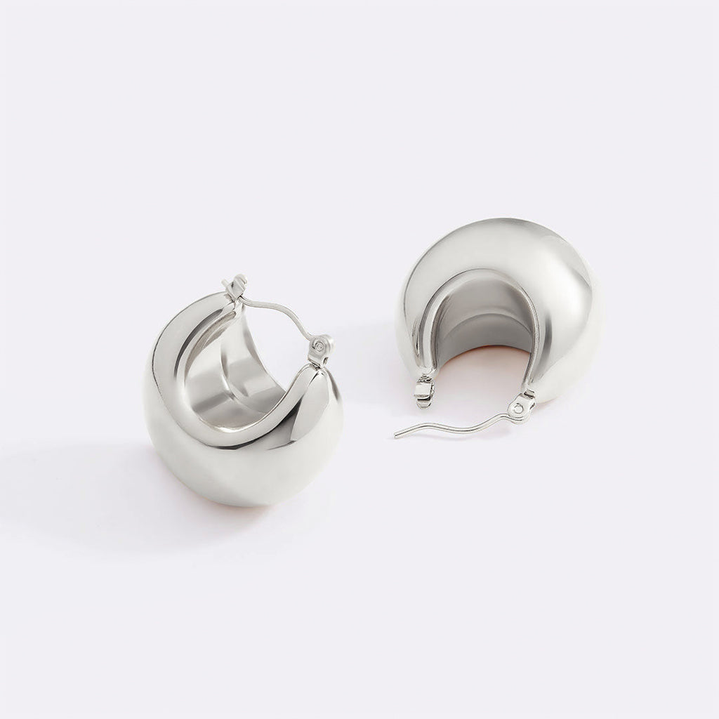Sculpted Hoop Earrings
