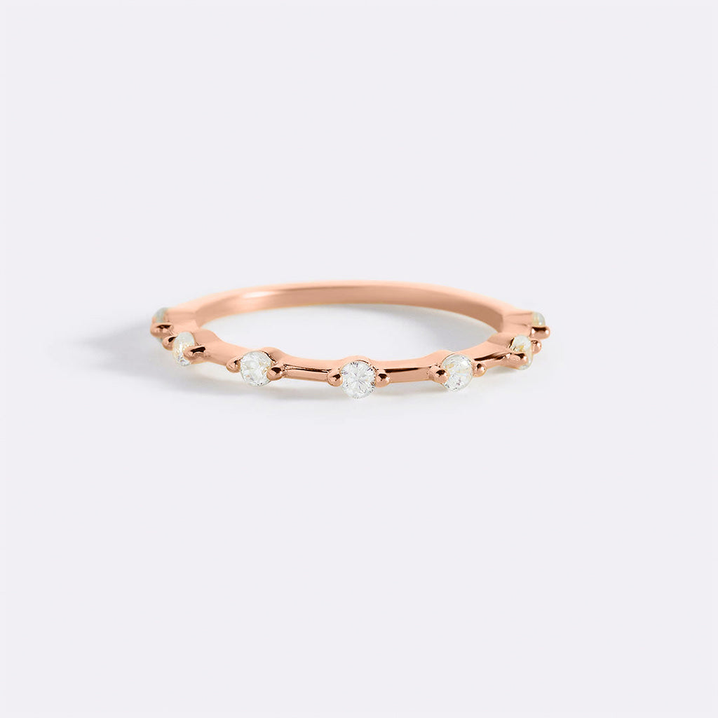 Ultra Thin Floating Eternity Ring