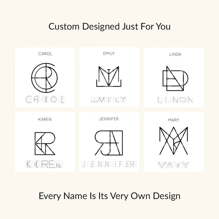 Bague à monogramme avec prénom