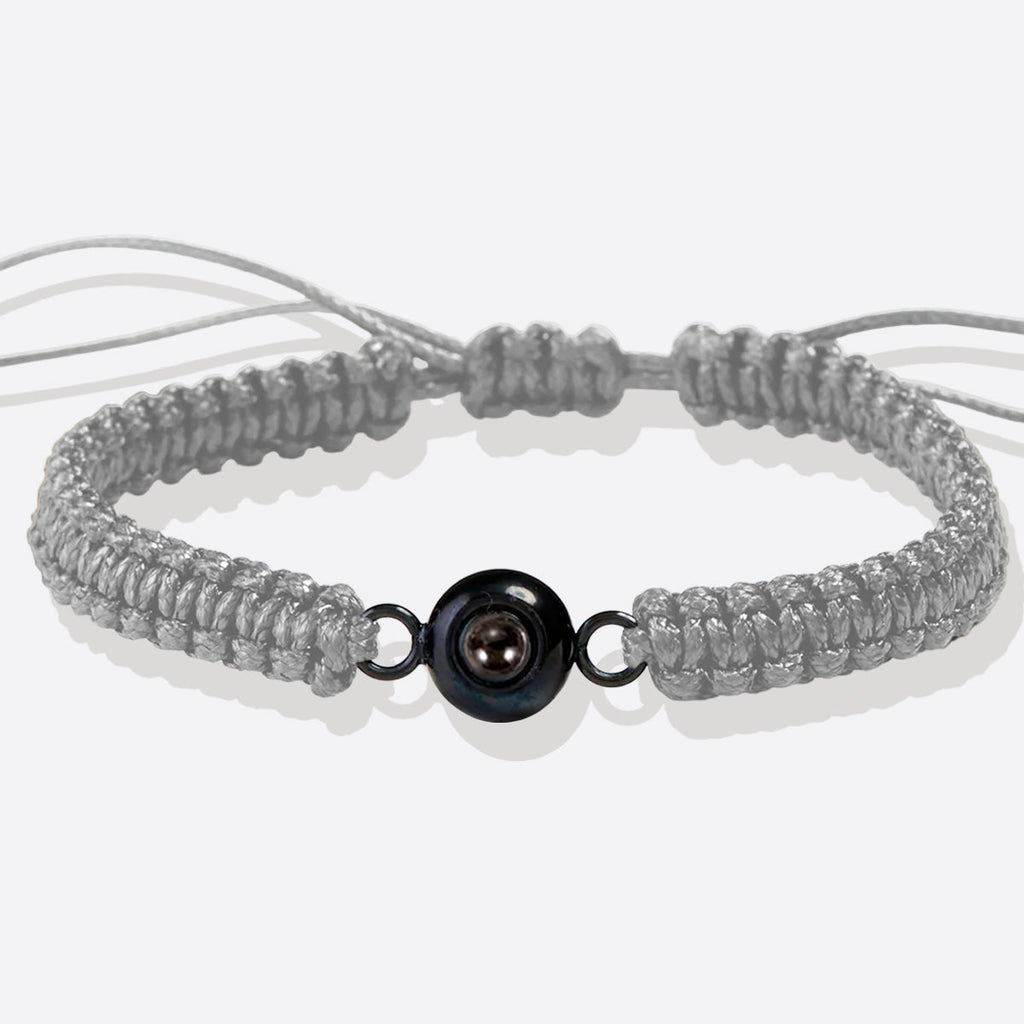 Personalized Braided Photo Bracelet