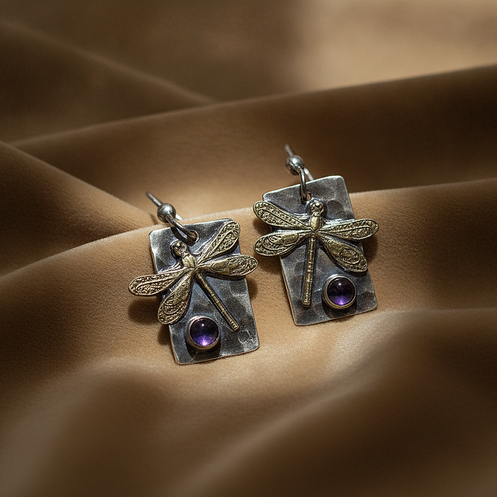 Ambre Amethyst Earrings