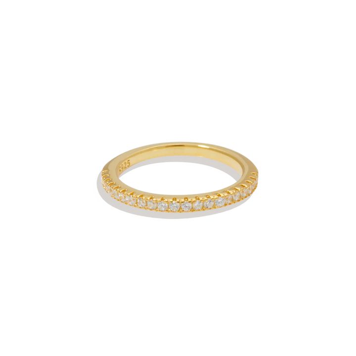 Anel Empilhável Eternity Micro Pavé