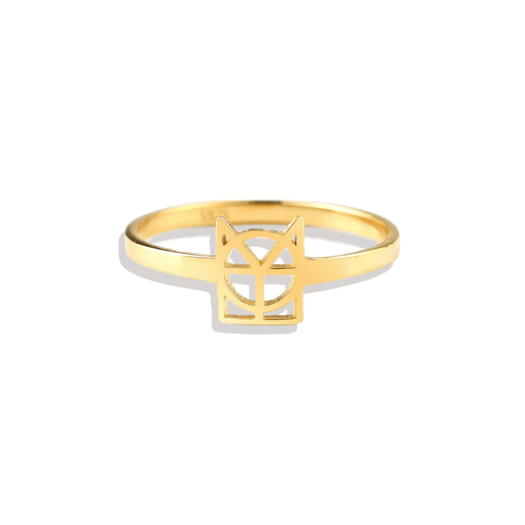Bague à monogramme avec prénom