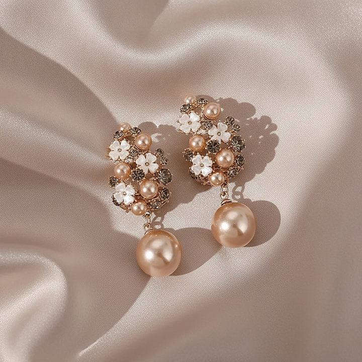 Boucles d’oreilles Sabine en perles