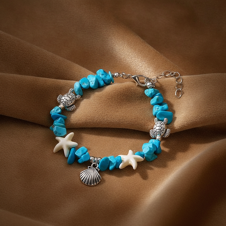 Valentijnsarmband van turkoois