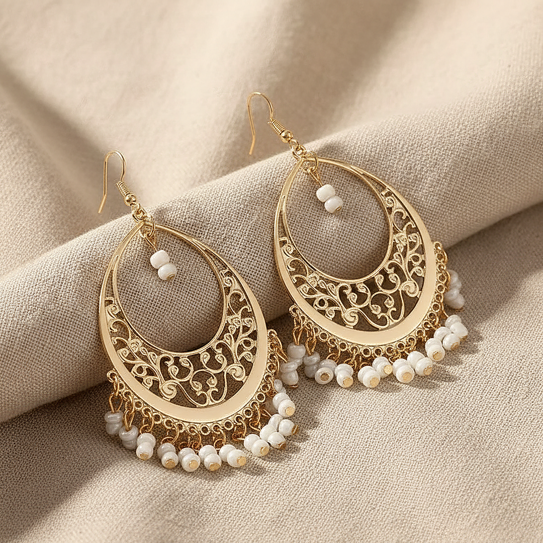 Pendientes de perlas Thessaly