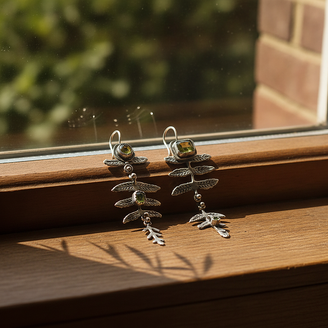 Sylvie Peridot Earrings